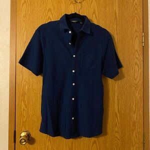 Kenneth Cole Blue Casual Button Down Shirt